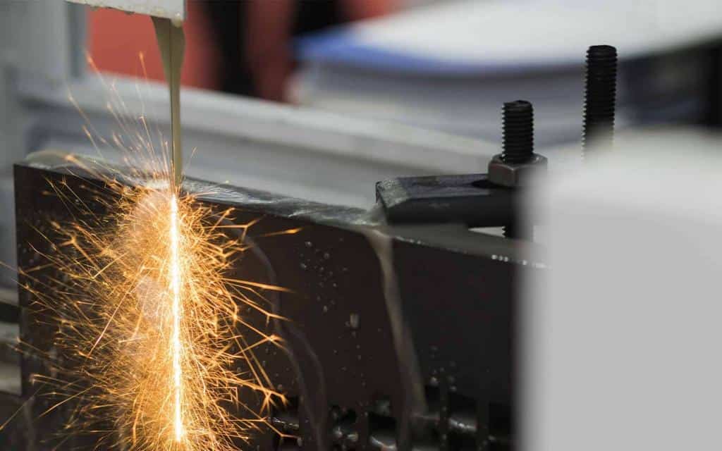 Wire Cutting EDM 1 Steel-plate-was-cut-by-EDM-Wire-cut-process