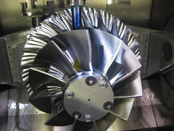 CNC-machining-for-Multi-blade-impeller 
