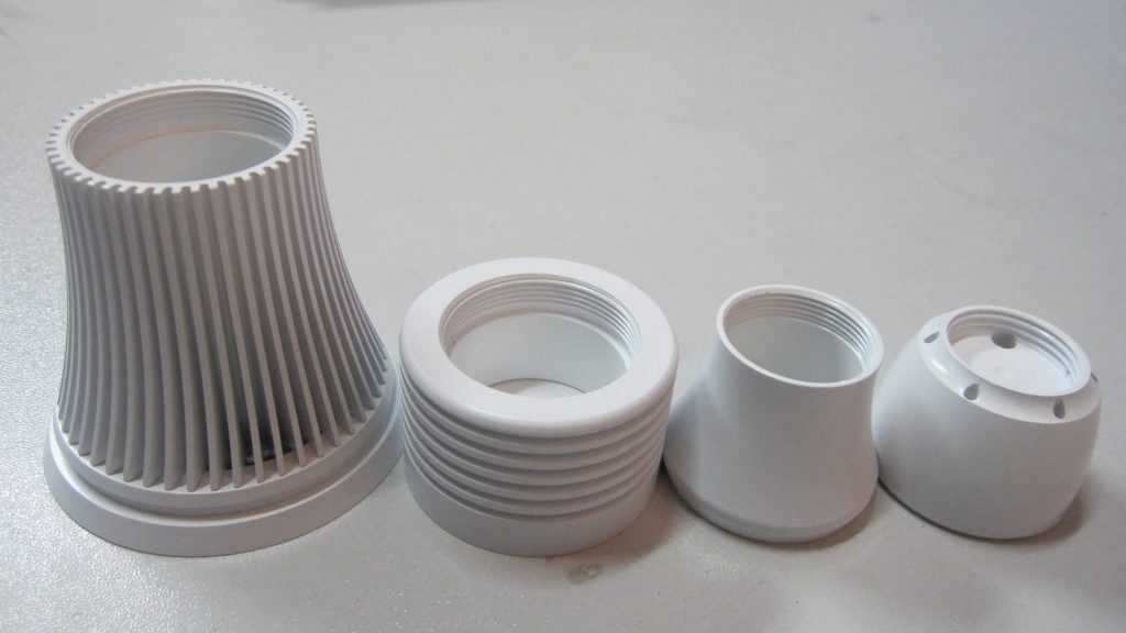 The surface finishing of metal parts 2 Electrophoresis aluminum