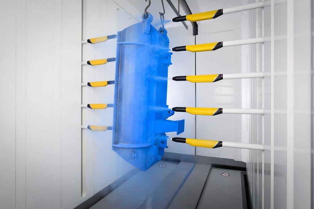 The surface finishing of metal parts 9 Powder coating