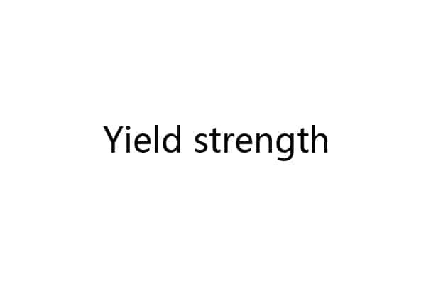 Yield strength