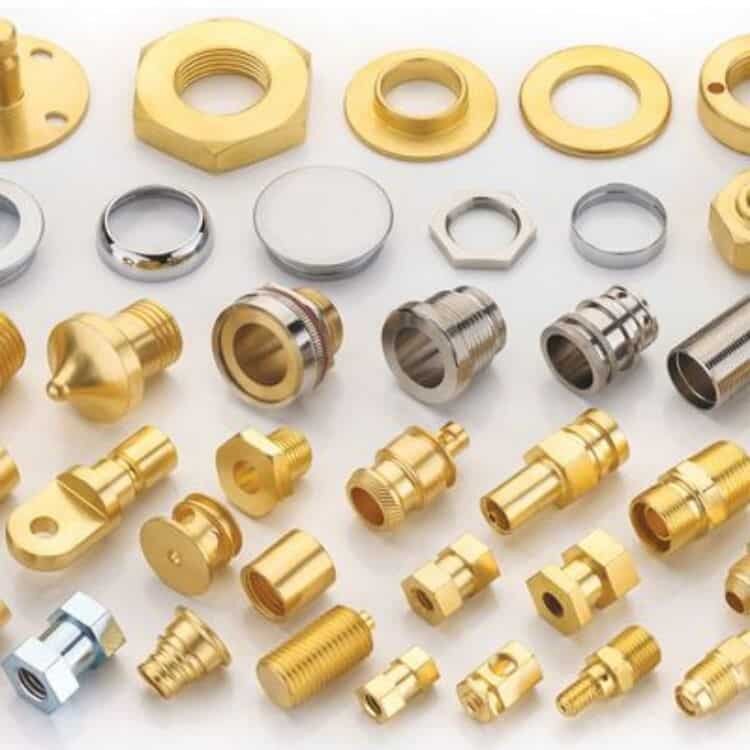 Custom CNC Machining Copper Parts 6 copper Color