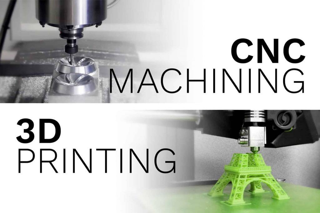 cnc 機械加工または 3d 印刷
