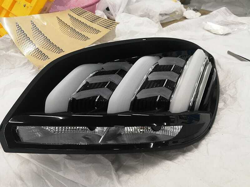 Solution to Realize The Manufacturing of Prototyping-of-Optical-Parts-For-Cars 2 Design verification prototype