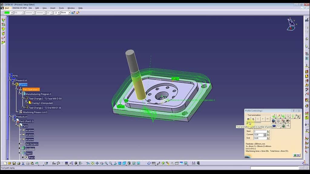 CAD CAM-programmering