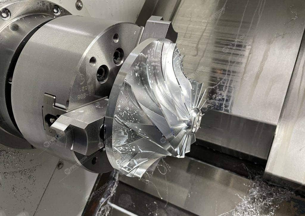 To talk about Turning and Milling Combined Machining 6 CNC milling and turning impeller